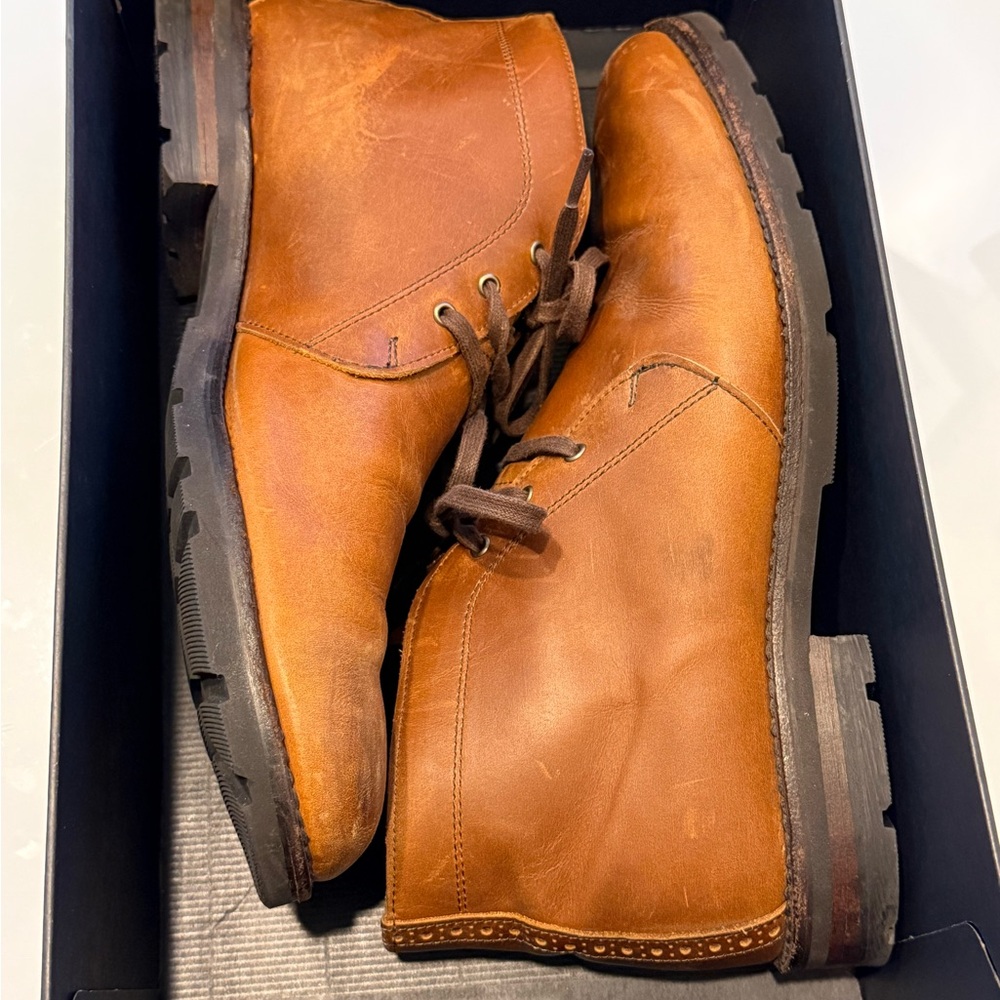 Allen Edmonds Brown Chukka Boots - Picture 9 of 11